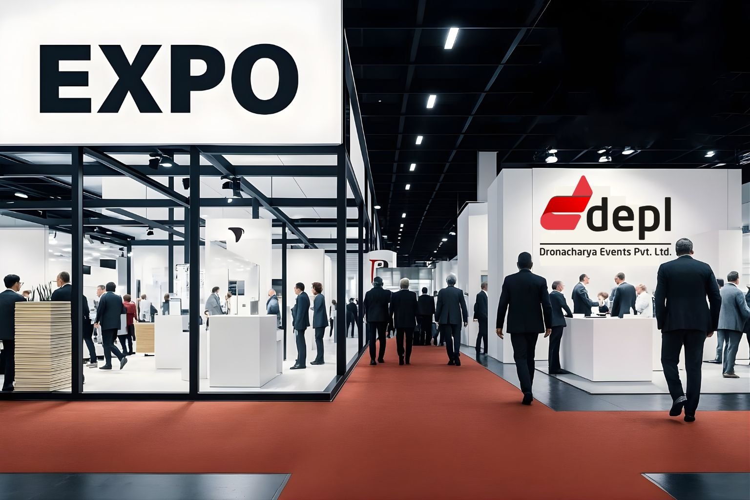 INDUS-tech Expo entrance, organized by Dronacharya Events Pvt. Ltd.