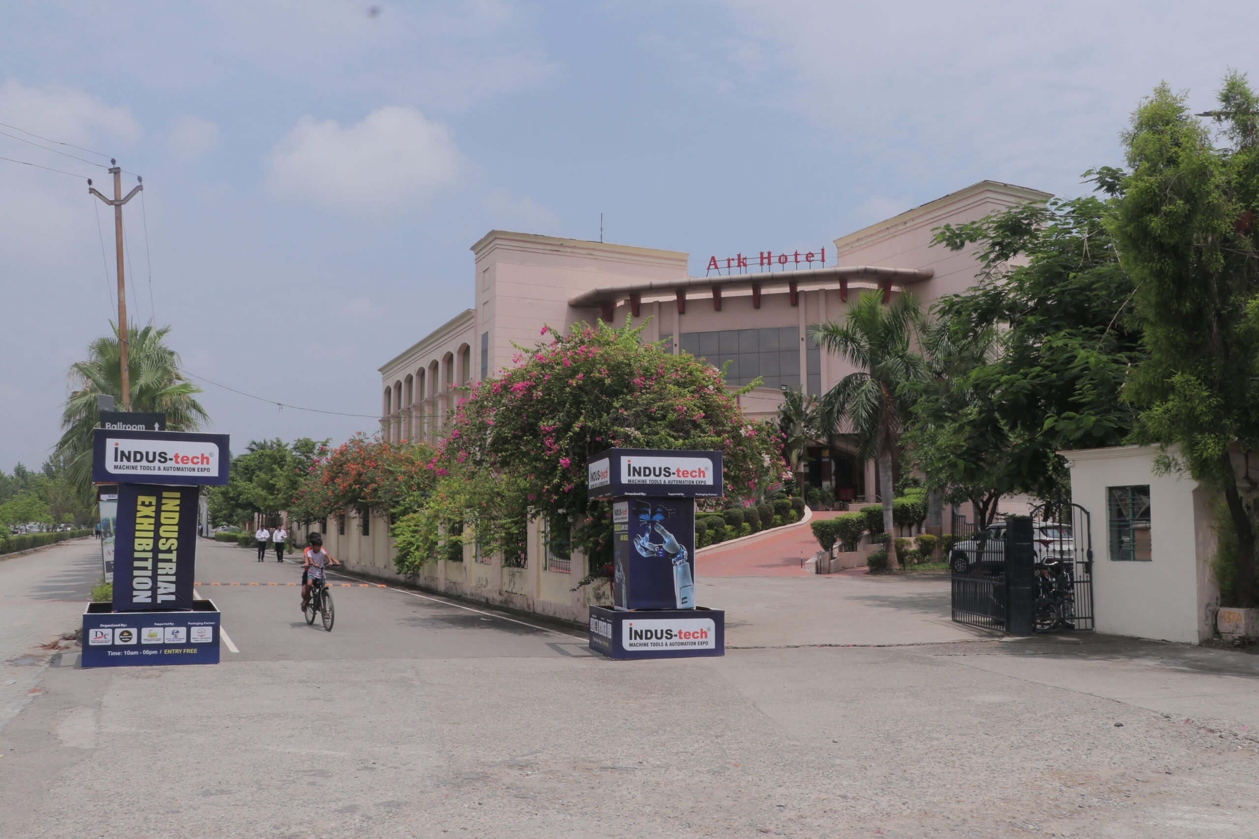 Exhibition venue exterior view