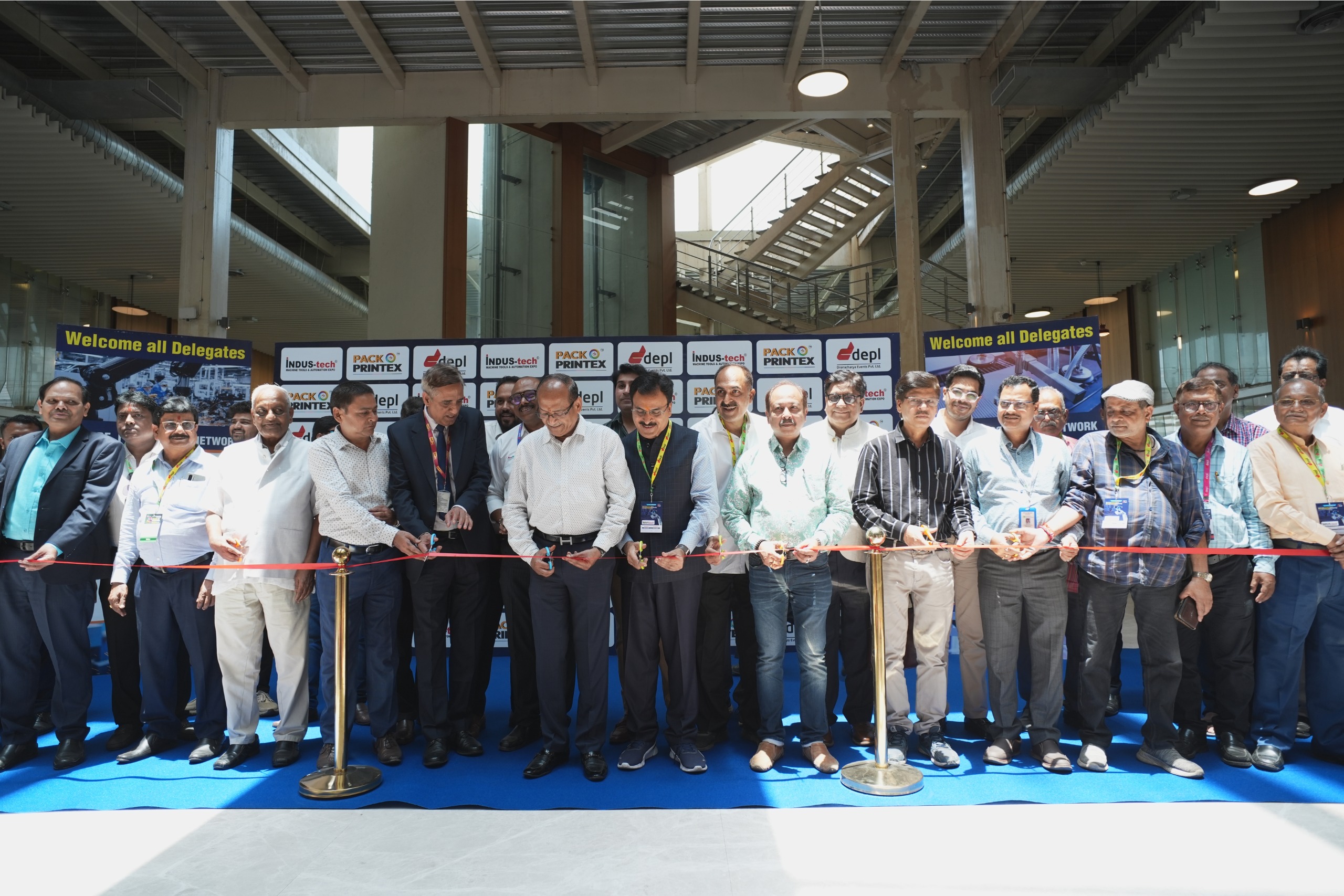 Indus Tech Expo Kolkata inauguration ribbon cutting ceremony